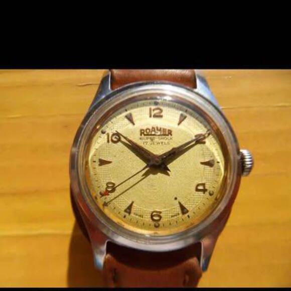 Collectable Vintage 1950's Roamer Inca bloc 17 Jewels Swiss Mechanical Watch - Picture 3 of 8